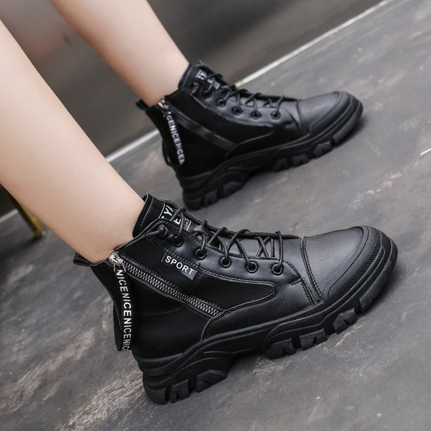 Bottes urbaines avec fermeture éclair latérale - Eliana