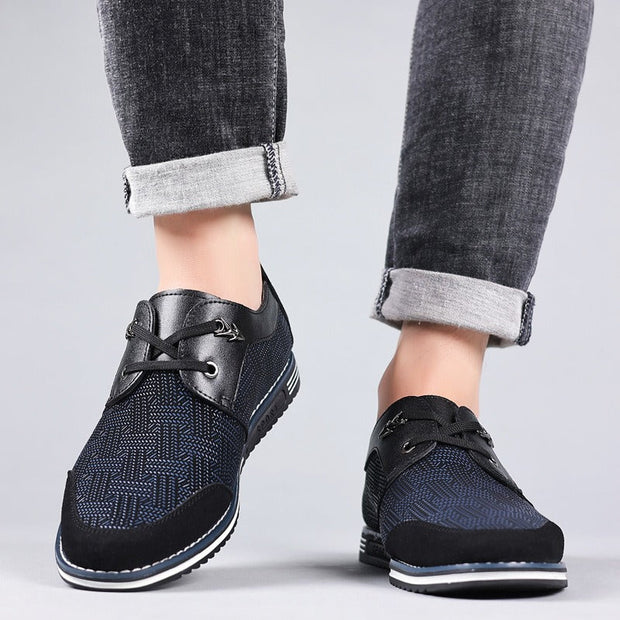 Chaussures décontractées pour hommes en tissu texturé style urbain - Noud