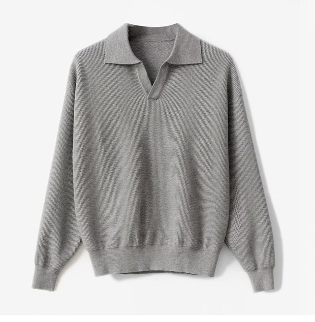 Pull polo tricoté pour hommes - Mervik