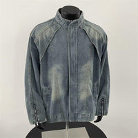 Veste en jean homme effet délavé - Partew