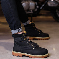 Bottes décontractées pour hommes avec doublure thermique de style militaire - Thiago