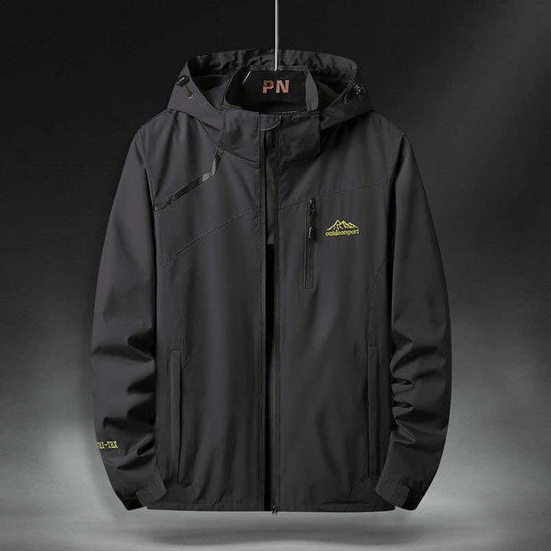 Veste imperméable à capuche pour hommes - Florian