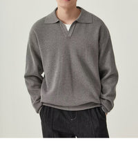 Pull polo tricoté pour hommes - Mervik