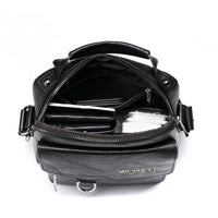 Sac à bandoulière vertical en cuir synthétique pour homme - Laurent