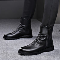 Herren-Stiefeletten aus Leder - Larenzo