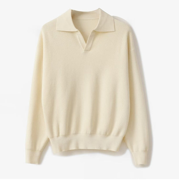 Pull polo tricoté pour hommes - Mervik