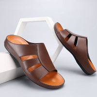 Sandales orthopédiques ouvertes pour hommes, design classique - Sergio