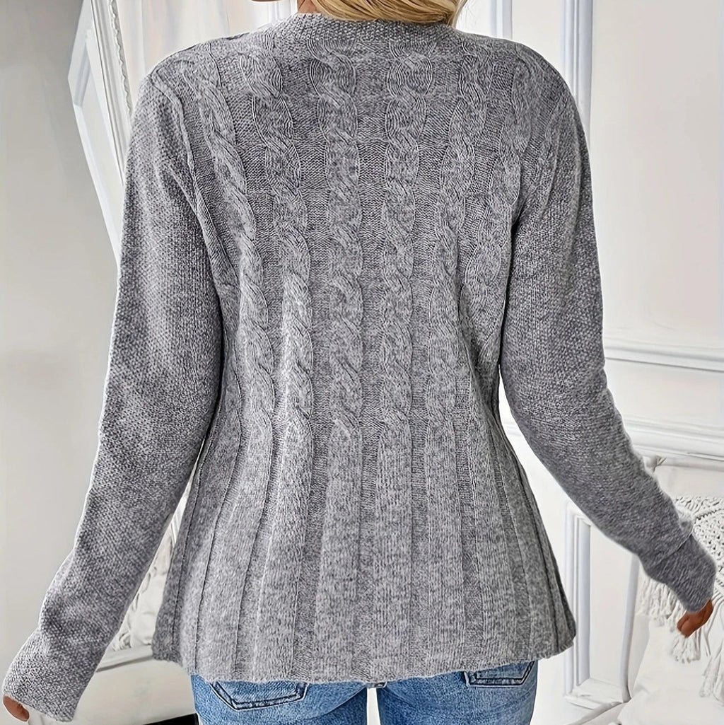 Geflochtene Strickjacke - Marivonne