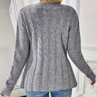Cardigan en tricot tressé - Marivonne