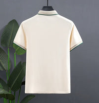 Polo homme en coton contrasté style classique - Luis