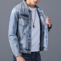 Veste en jean classique pour hommes avec poches avant - Byron