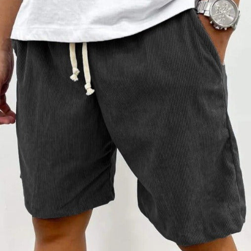 Herren Cord-Shorts locker elastischer Bund - Eland