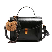 Sac à bandoulière en cuir synthétique pour femme design structuré - Manon
