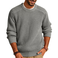 Herren Pullover mit Rundhalsausschnitt aus Grobstrick - Levik