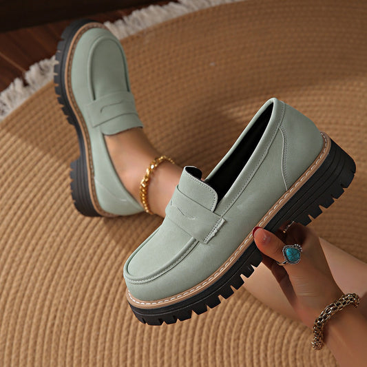 Mocassins à plateforme antidérapants pour femmes, style décontracté - Marjolaine