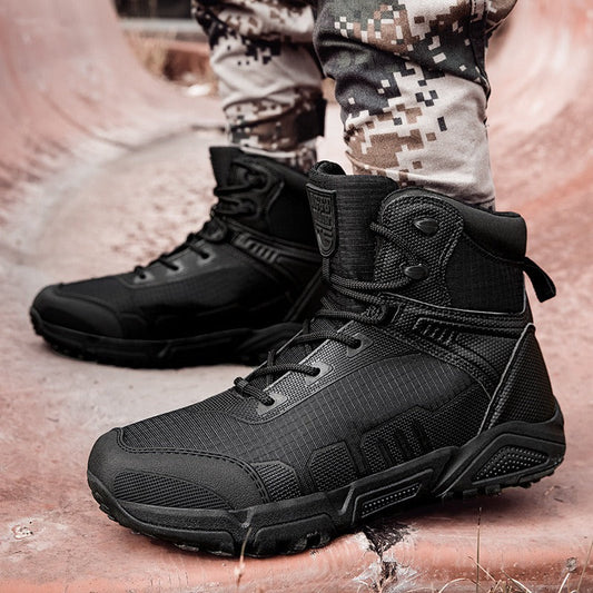 Taktische, mittelhohe, rutschfeste Stiefel für Männer - Rexton