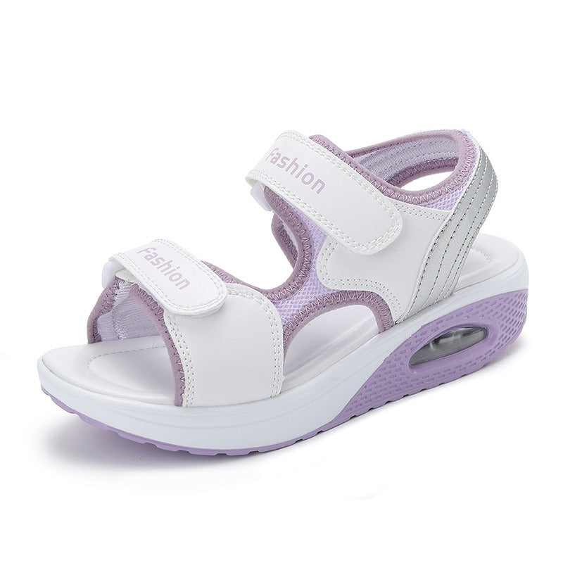 Damen Plateausandalen mit Klettverschluss - Ayla