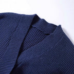 Damen Strickjacke mit Struktur und goldenen Knöpfen, raffinierter Stil - Ysaline