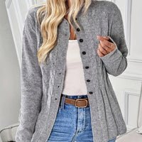 Cardigan en tricot tressé - Marivonne