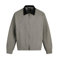 Veste homme effet daim avec fermeture à boutons-pression - Ernesto