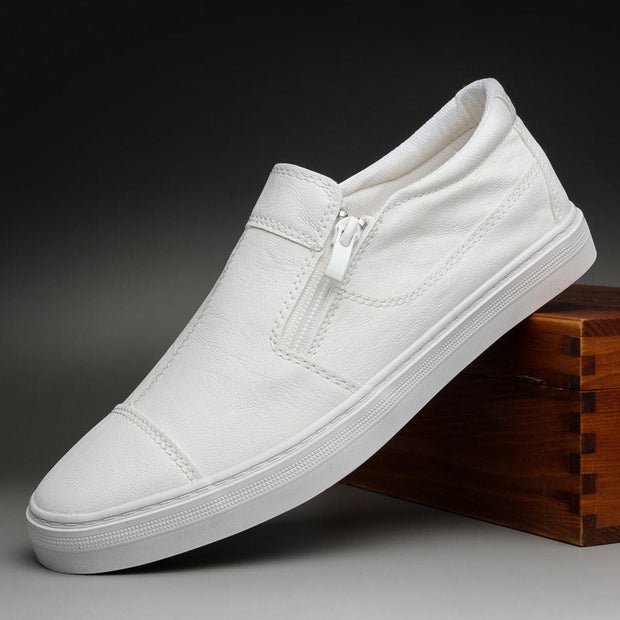 Baskets décontractées pour hommes en cuir synthétique avec fermeture latérale - Bram