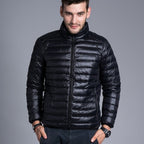 Leichte Herren-Steppjacke mit Kapuze und Reißverschluss - Tidus