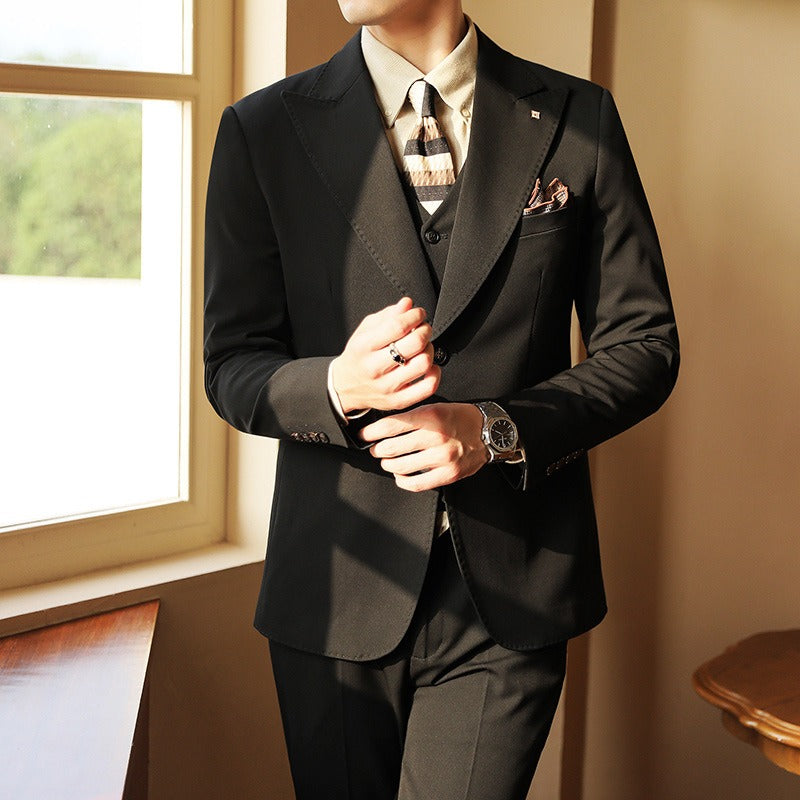 Herrenanzug 3-teilig slim fit executive style - Joris