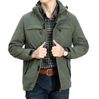 Wasserdichte Freizeitjacke für Herren mit funktionellen Taschen - Bahamut