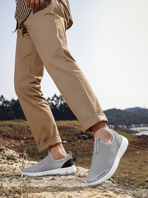 Chaussures respirantes pour hommes avec semelle sportive - Iker