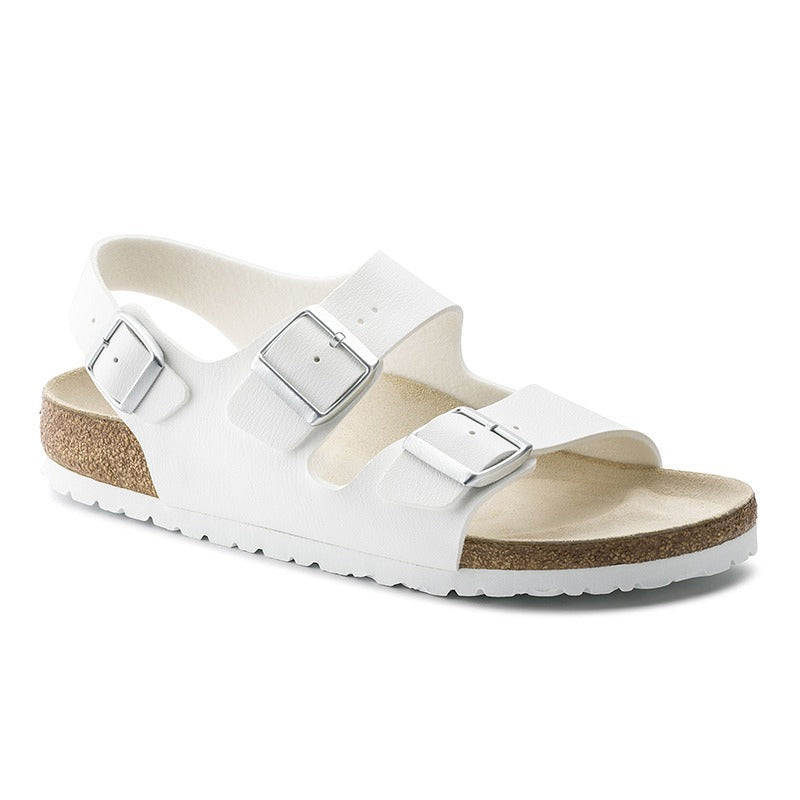 Orthopädische Herren-Sandalen Bio-Kork Dreifachschnalle - Rean