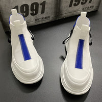 Urbane Plateau-Turnschuhe mit Kontrast - Darek