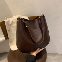 Sac à bandoulière en cuir synthétique de style minimaliste pour femmes - Teresa