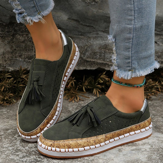 Mocassins plats à glands pour femmes - Madison