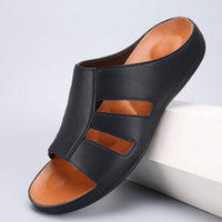Sandales orthopédiques ouvertes pour hommes, design classique - Sergio