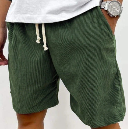 Herren Cord-Shorts locker elastischer Bund - Eland