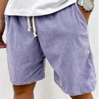 Herren Cord-Shorts locker elastischer Bund - Eland