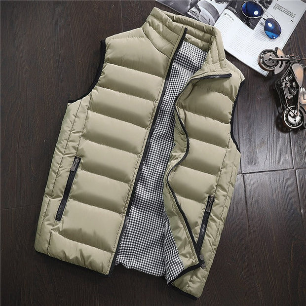 Gilet matelassé léger sans manches pour hommes - Dariel