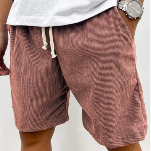 Herren Cord-Shorts locker elastischer Bund - Eland