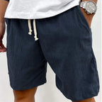 Herren Cord-Shorts locker elastischer Bund - Eland