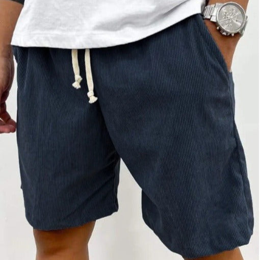 Herren Cord-Shorts locker elastischer Bund - Eland