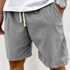 Herren Cord-Shorts locker elastischer Bund - Eland