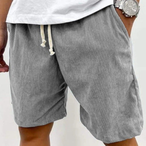 Herren Cord-Shorts locker elastischer Bund - Eland