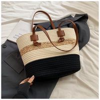 Sac à main tressé de style estival pour femmes - Loretta