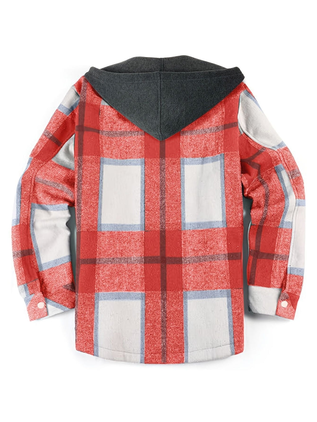 Lässige Karojacke mit Kapuze für Herren - Pilato