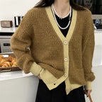 Damen Strickjacke weich gestrickt lässige Passform - Ingrid