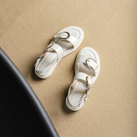 Damen-Sandalen mit Metallschnallen - Liora