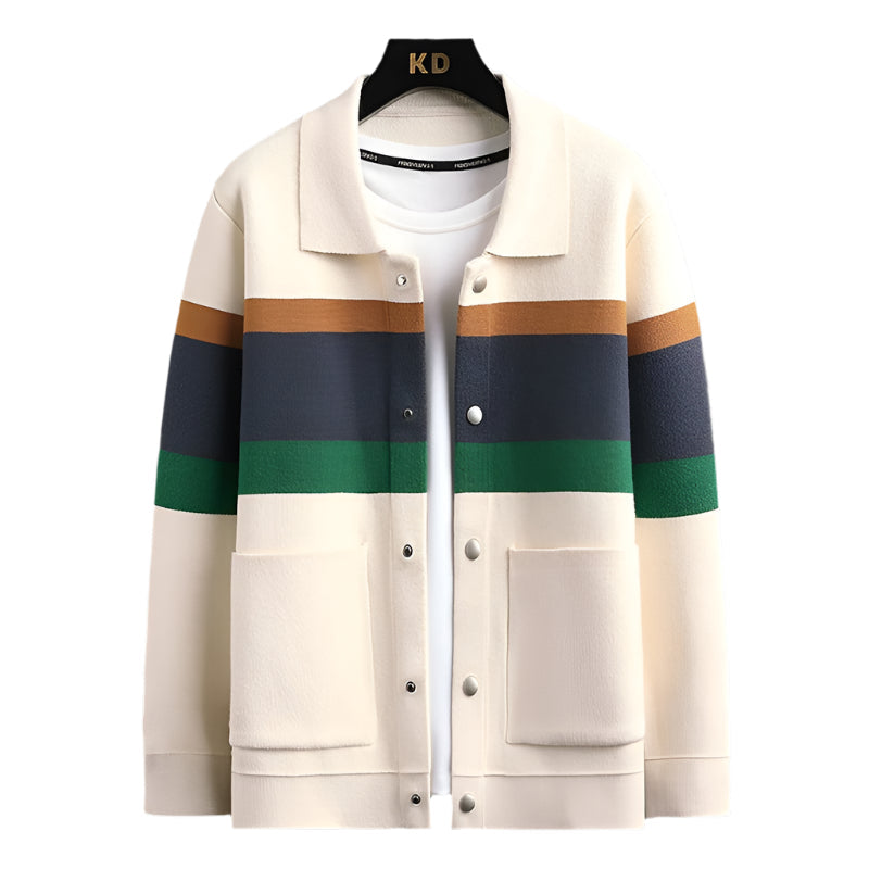 Herrenjacke mit mehrfarbigen Streifen - Dorian