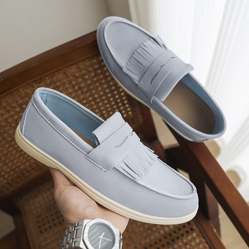 Matte Slipper mit Fransen für Männer - Harrison
