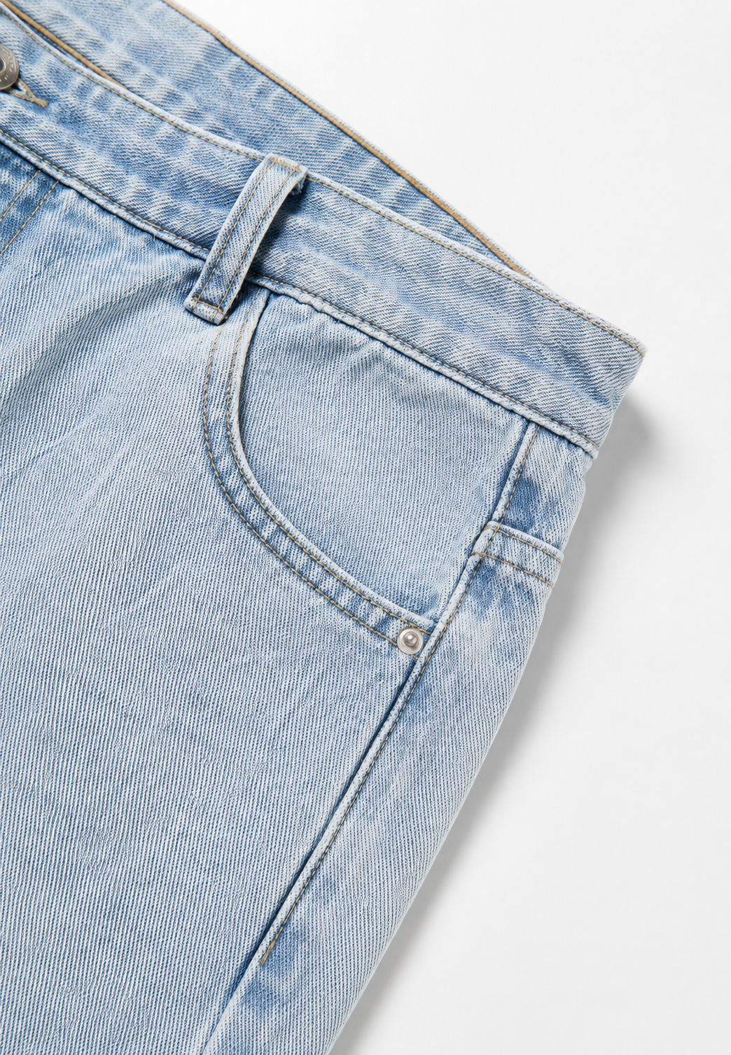 Damenjeans mit niedriger Leibhöhe, weitem Bein und langer Passform – Kerstin