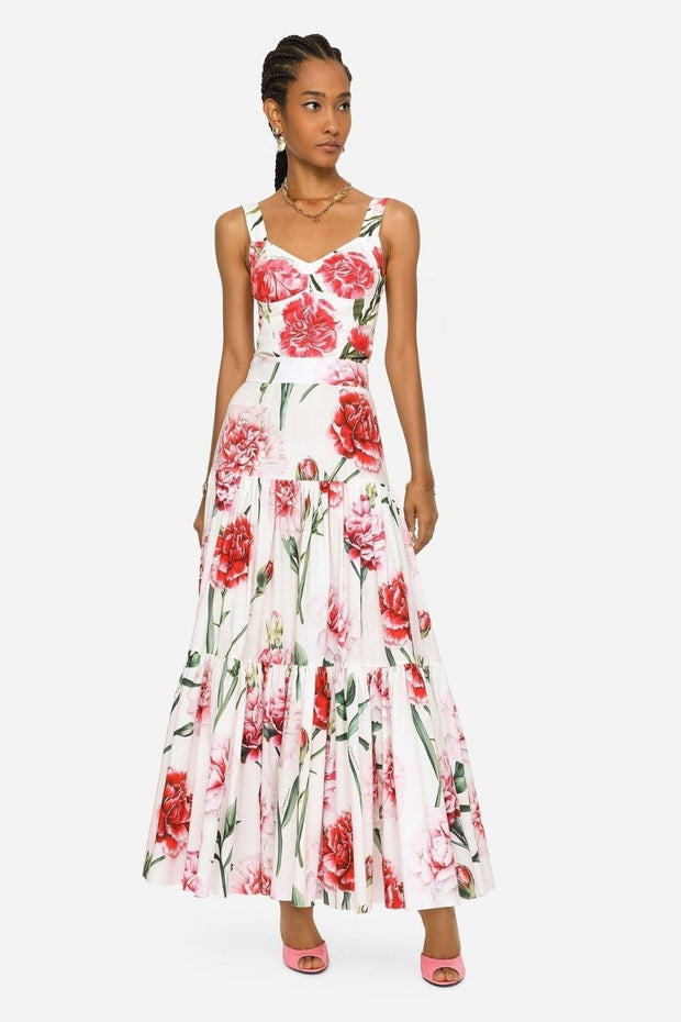 Alana Maxi-Set imprimé avec bretelles dégradées
